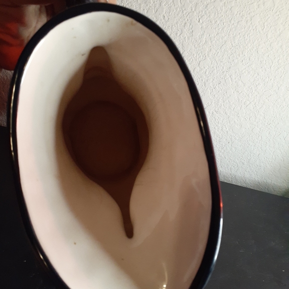 GORGEOUS VTG CBK Ceramic 8" Rooster Pitcher. - Picture 4 of 14